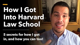 How to get into Harvard Law School