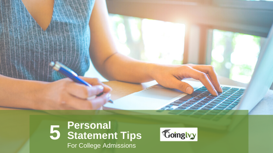 personal statement tips common app